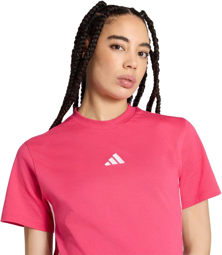 adidas adidas 3S T-Shirt Damen - power pink-white - 3 | SportScheck