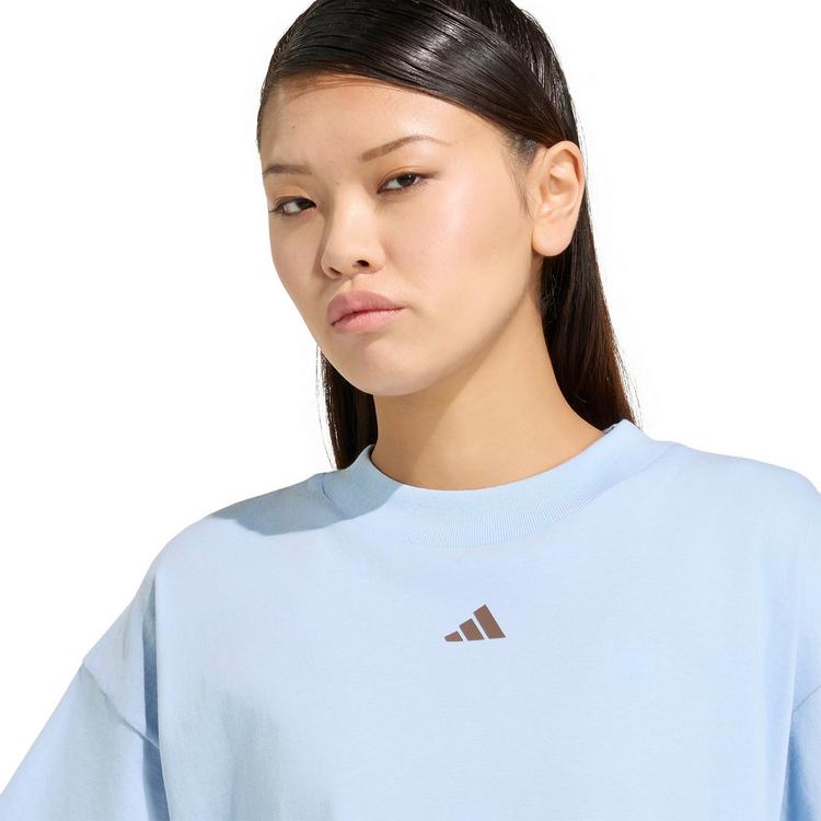 adidas adidas Studio Pack T-Shirt Damen - glow blue - 3 | SportScheck