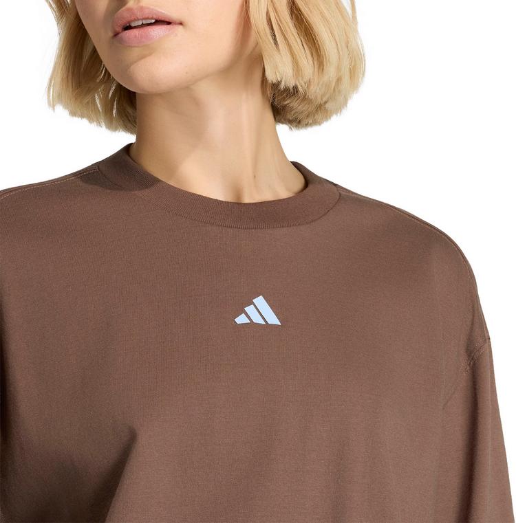 adidas adidas Studio Pack Langarmshirt Damen - earth strata - 3 | SportScheck