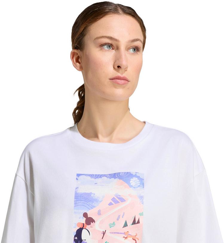 adidas adidas TERREX SECRET PATHS T-Shirt Damen - white - 3 | SportScheck