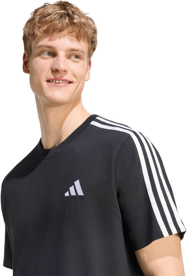 adidas adidas 3S T-Shirt Herren - black-white - 3 | SportScheck
