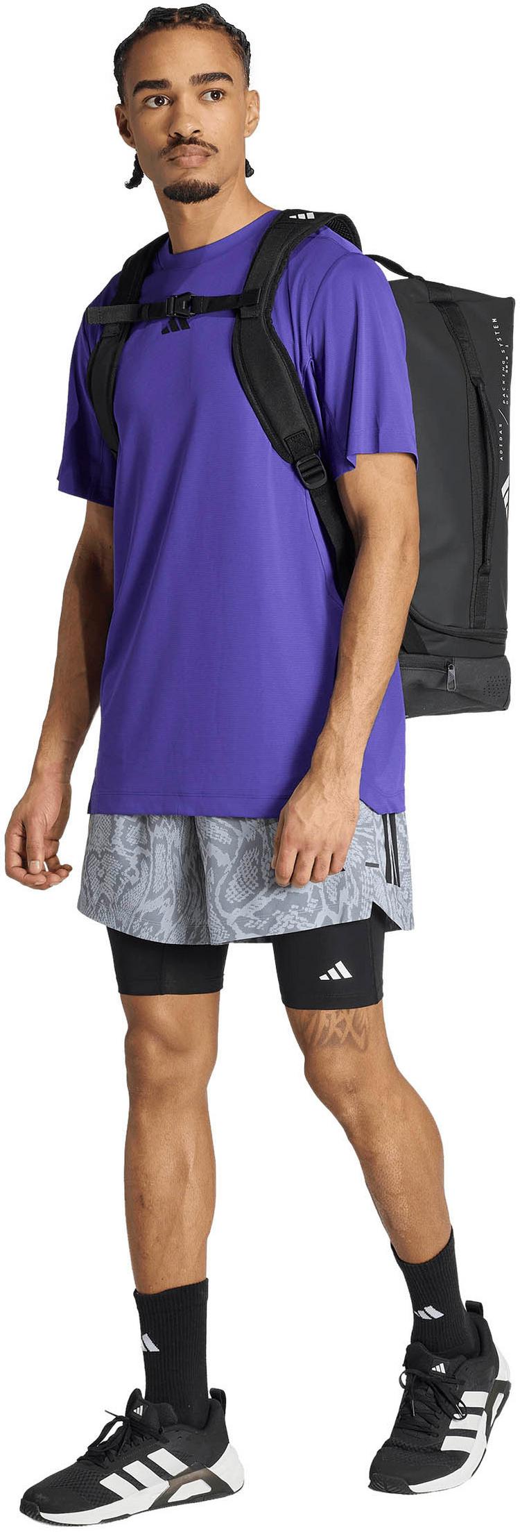 adidas adidas PrimeLift Funktionsshorts Herren - halo silver-grey - 3 | SportScheck