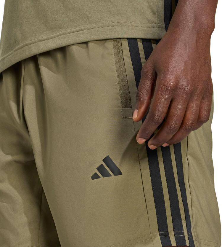 adidas adidas 3S Funktionsshorts Herren - olive strata-black - 3 | SportScheck
