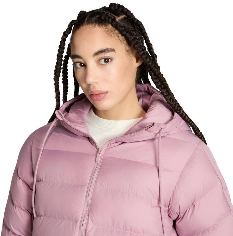 adidas adidas Essentiell 3S Kapuzenjacke Damen - magic mauve - 3 | SportScheck