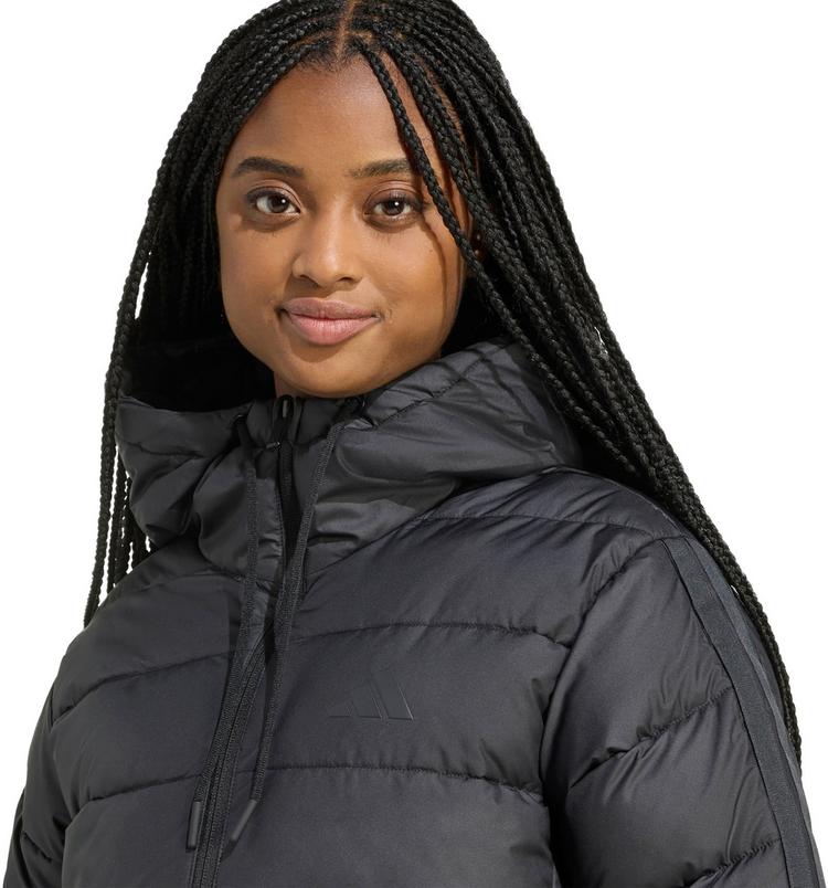 adidas adidas Essentiell 3S Kapuzenjacke Damen - black - 3 | SportScheck