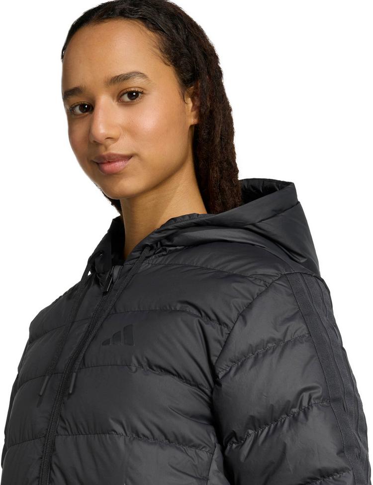 adidas adidas Essentiell 3S Kapuzenmantel Damen - black - 3 | SportScheck