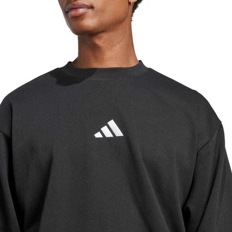 adidas adidas Feelcozy Sweatshirt Herren - black-white - 3 | SportScheck