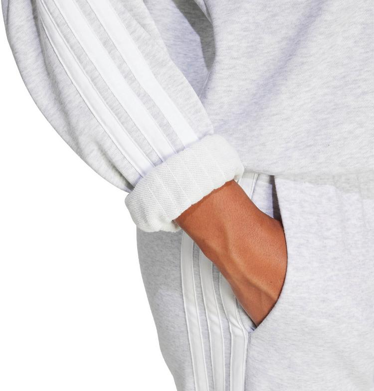 adidas adidas W 3S FT Sweatshirt Damen - light grey heather-white - 4 | SportScheck