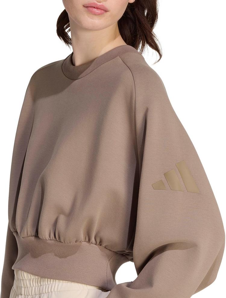 adidas adidas All Szn Sweatshirt Damen - khaki six - 4 | SportScheck