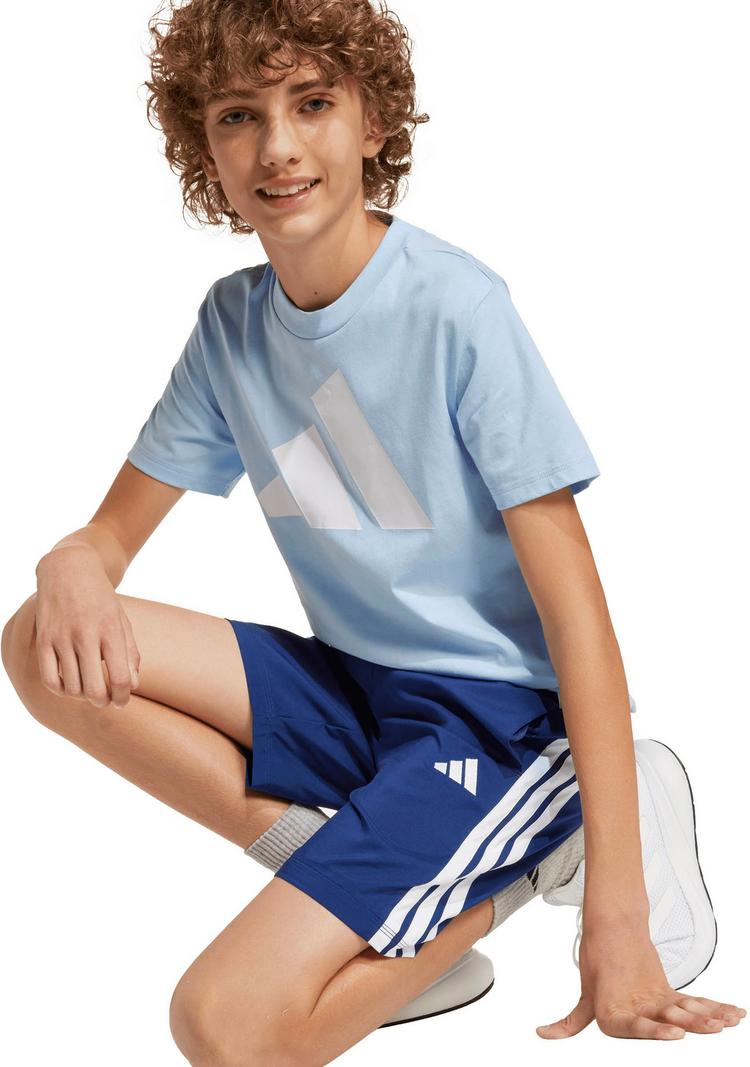 adidas adidas 3S Funktionsshorts Kinder - dkblue-white - 4 | SportScheck