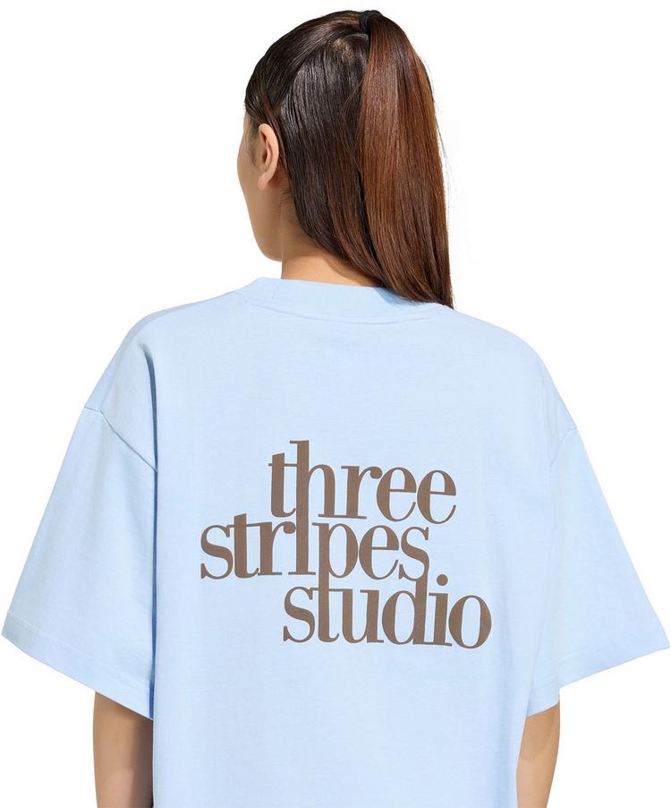 adidas adidas Studio Pack T-Shirt Damen - glow blue - 4 | SportScheck
