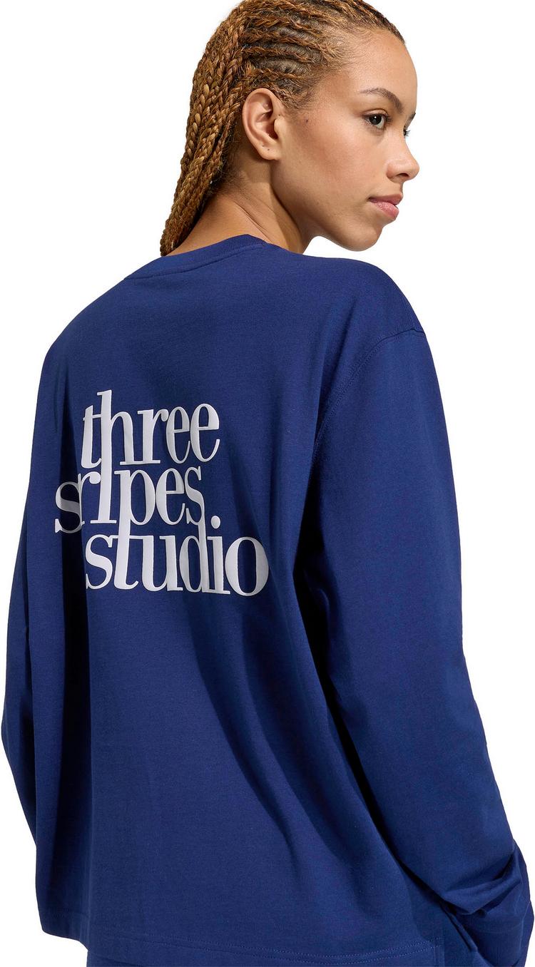 adidas adidas Studio Pack Langarmshirt Damen - dark blue - 4 | SportScheck