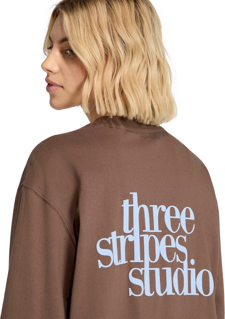 adidas adidas Studio Pack Langarmshirt Damen - earth strata - 4 | SportScheck