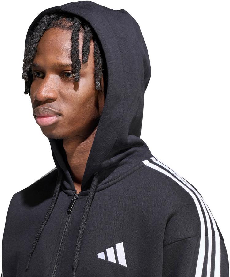 adidas adidas 3S Hoodie Herren - black-white - 4 | SportScheck