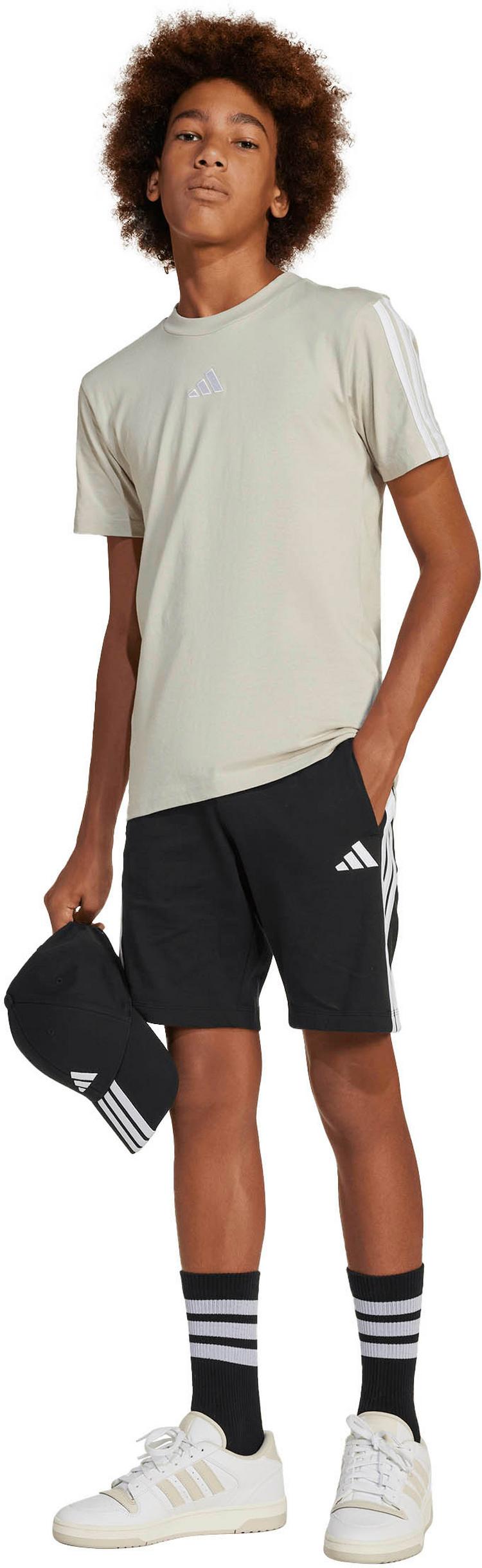 adidas adidas 3S Sweatshorts Kinder - black-white - 4 | SportScheck