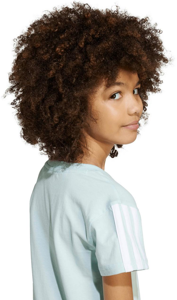 adidas adidas 3S T-Shirt Kinder - halo mint-white - 4 | SportScheck