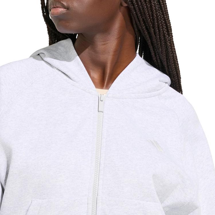 adidas adidas Sweatjacke Damen - light grey heather-off white - 4 | SportScheck