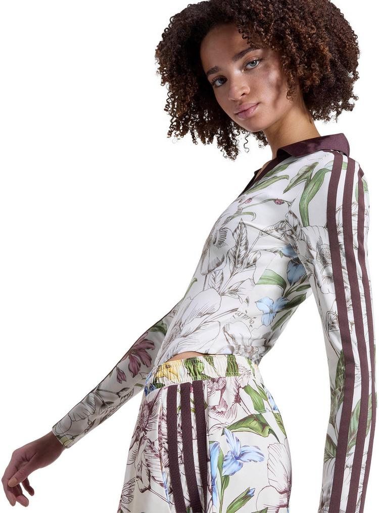 adidas adidas Farm Bodysuit Damen - ecru tint-shado brown-multi - 4 | SportScheck