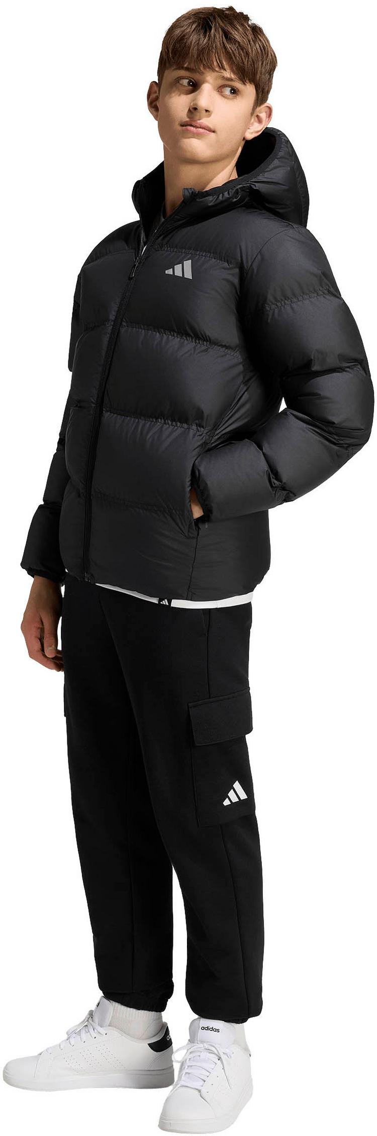 adidas adidas Kapuzenjacke Kinder - black-reflective silver - 4 | SportScheck