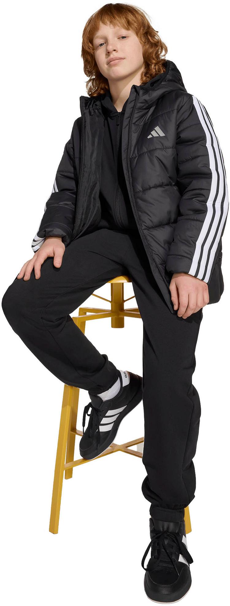 adidas adidas Kapuzenjacke Kinder - black-white - 4 | SportScheck