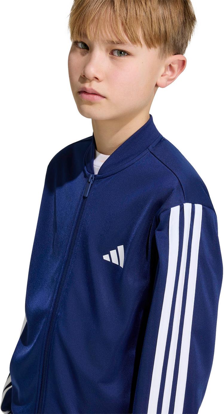 adidas adidas 3S Sweatjacke Kinder - dkblue-white - 5 | SportScheck