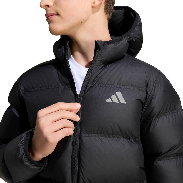 adidas adidas Kapuzenjacke Kinder - black-reflective silver - 5 | SportScheck