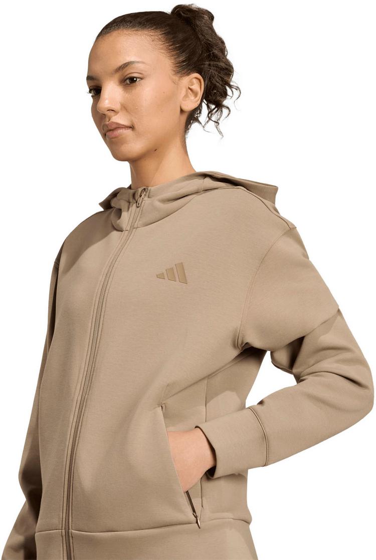 adidas adidas D4T Hoodie Damen - khaki six - 5 | SportScheck