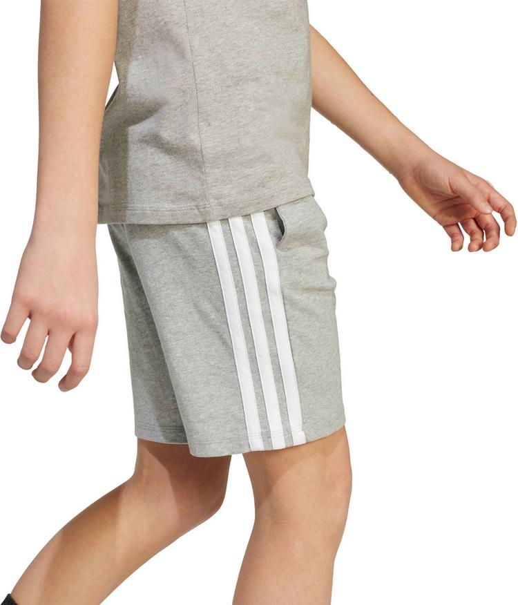 adidas adidas 3S Sweatshorts Kinder - mgreyh-white - 6 | SportScheck