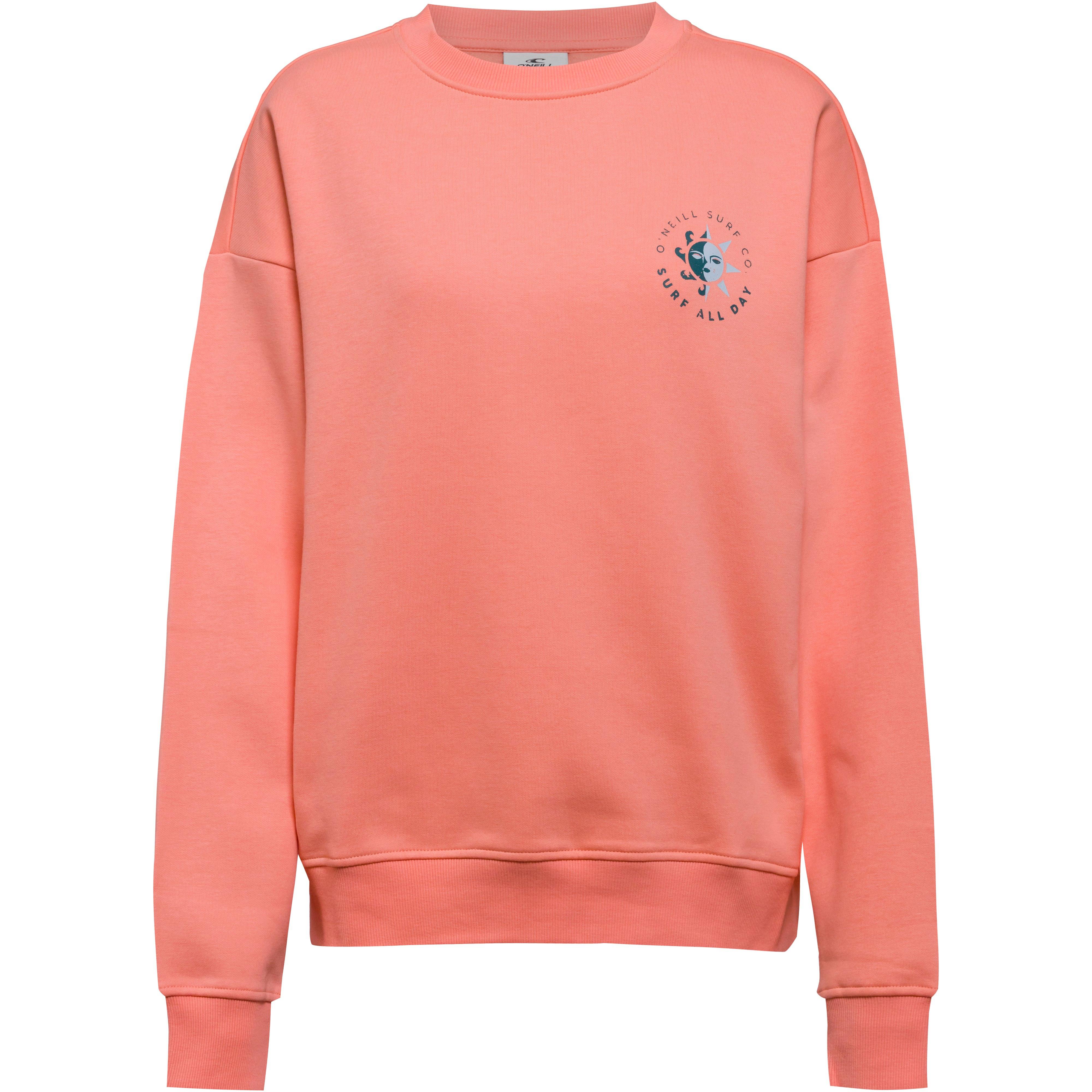 O'Neill Sweatshirt Rundhalsausschnitt Mischgewebe Orange