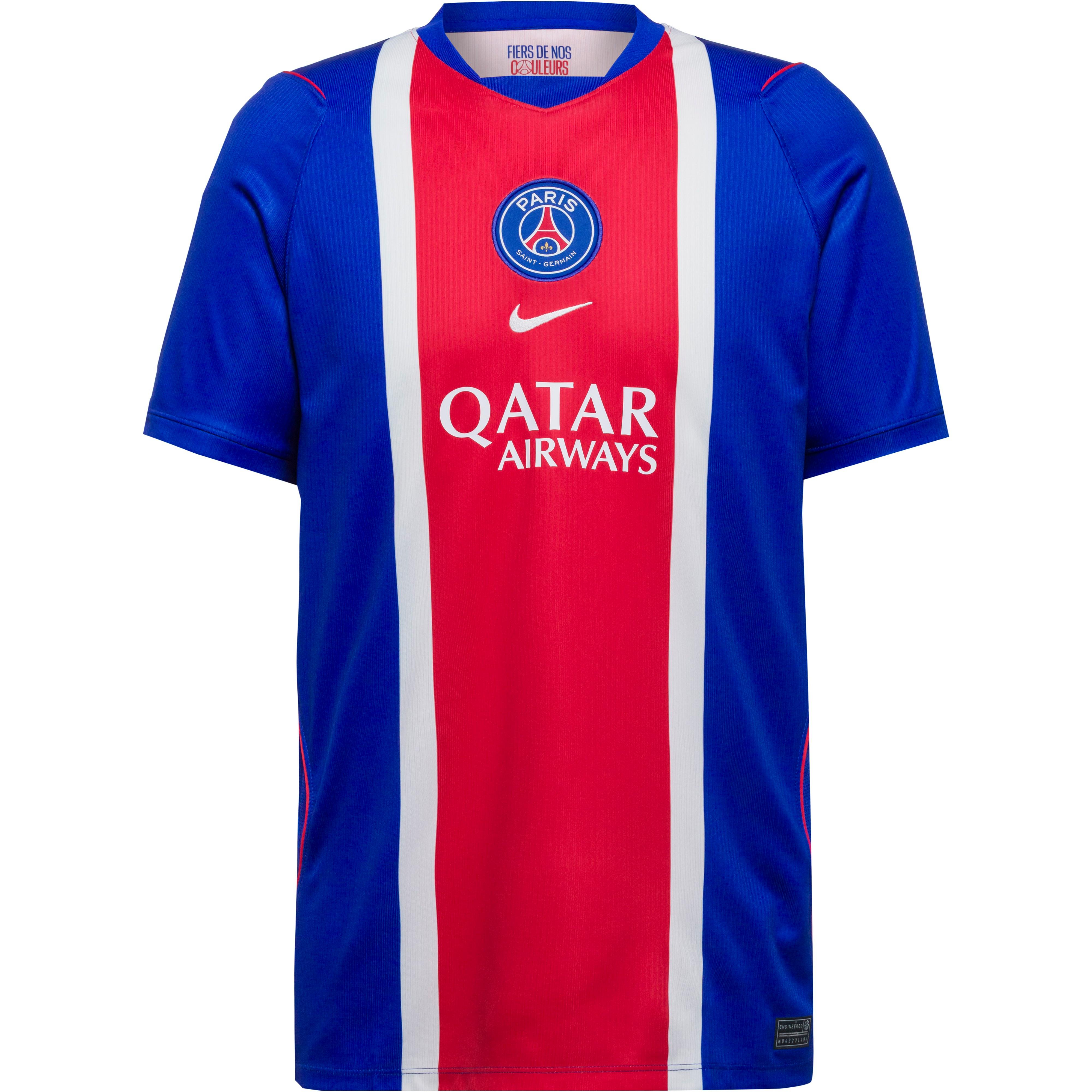 Nike Teamtrikot Heim-Design Dri-FIT Rundhalsausschnitt Kunstfaser Blau