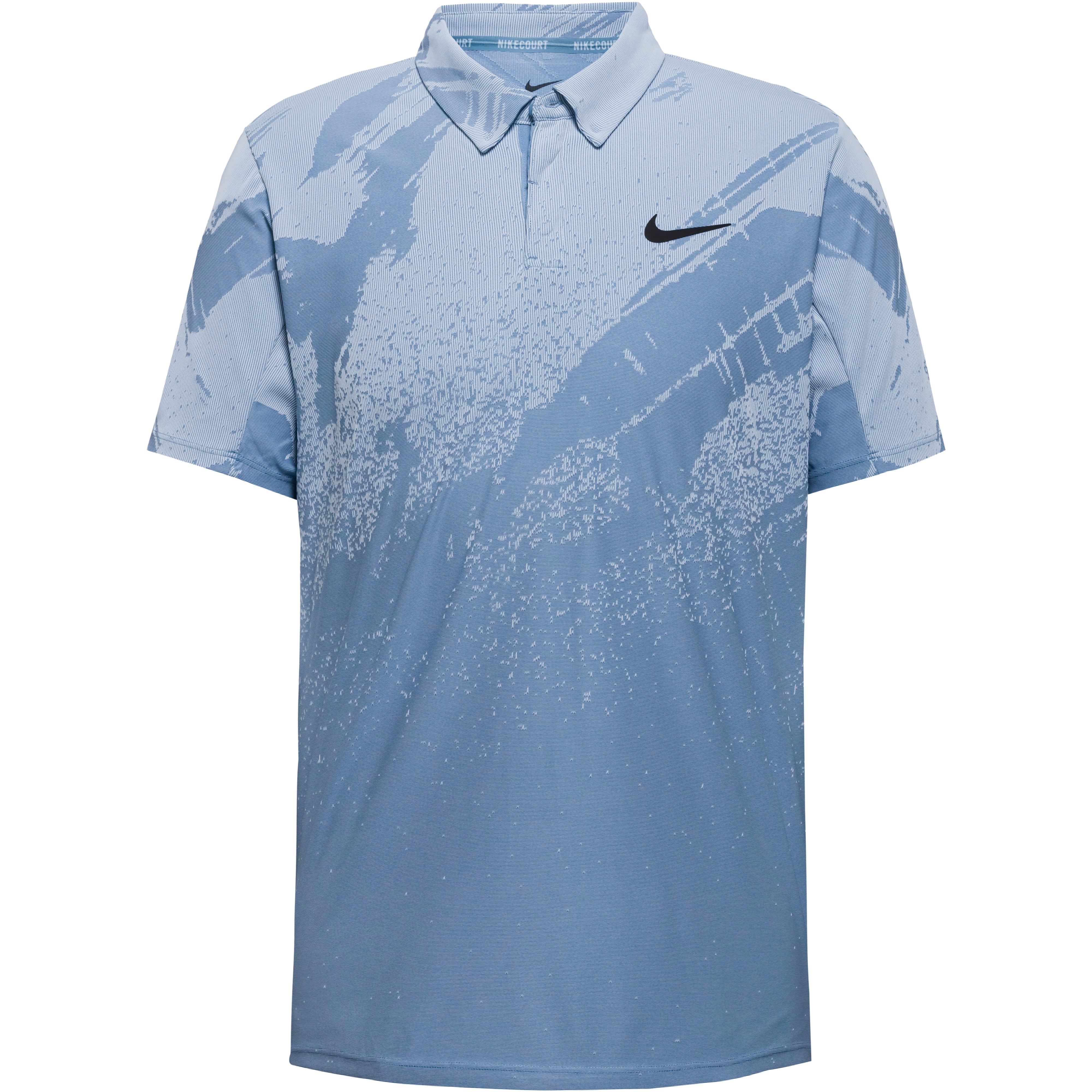 Nike Tennis Polo Dri-FIT-ADV Polyester Blau