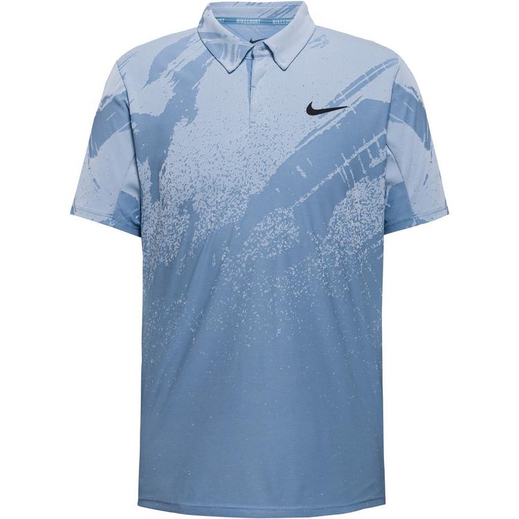 Nike Nike Tennis Polo Herren - work blue-hydrogen blue-black - 0 | SportScheck