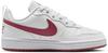 Nike COURT BOROUGH GS Sneaker Kinder - white-pink smoke