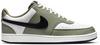 Nike Court Vision Sneaker Herren - summit white-black-silver sage