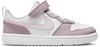Nike COURT BOROUGH PS Sneaker Kinder - white-venice-plum fog-white