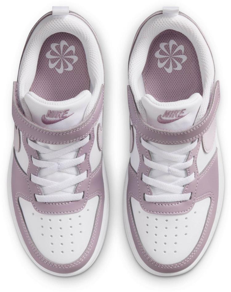 Nike Nike COURT BOROUGH PS Sneaker Kinder - white-venice-plum fog-white - 0 | SportScheck