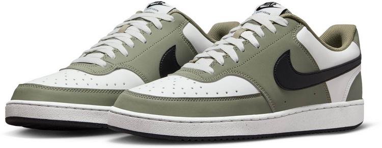 Nike Nike Court Vision Sneaker Herren - summit white-black-silver sage - 3 | SportScheck