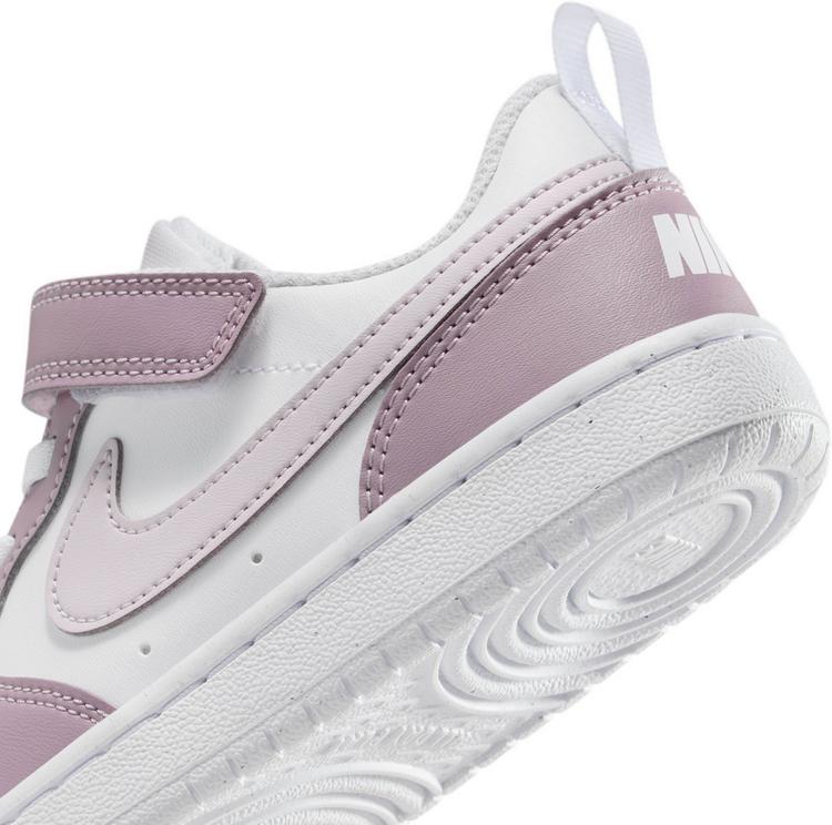 Nike Nike COURT BOROUGH PS Sneaker Kinder - white-venice-plum fog-white - 5 | SportScheck