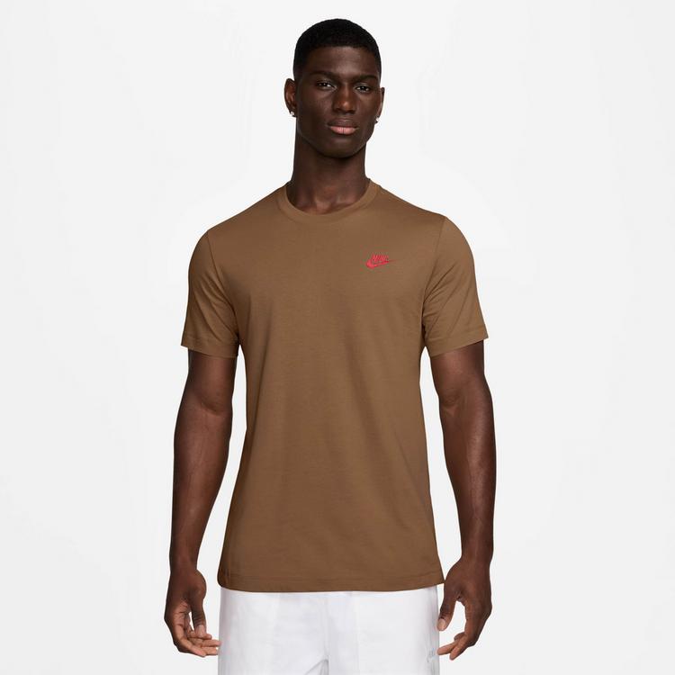 Nike Nike Club T-Shirt Herren - ale brown-tough red - 0 | SportScheck