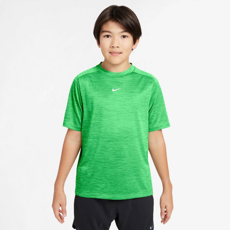 Nike Nike DRI-FIT MULTI LBR HTHR Funktionsshirt Jungen - lt green spark-illusion green-white - 0 | SportScheck