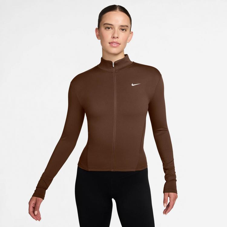 Nike Nike ONE FITTED DRI-FIT Trainingsjacke Damen - cacao wow-white - 0 | SportScheck