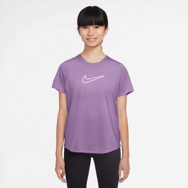 Nike Nike ONE Funktionsshirt M&auml;dchen - violet star-white - 0 | SportScheck