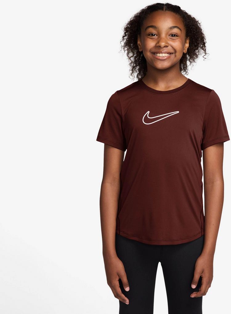 Nike Nike ONE Funktionsshirt M&auml;dchen - mystic dates-white - 0 | SportScheck