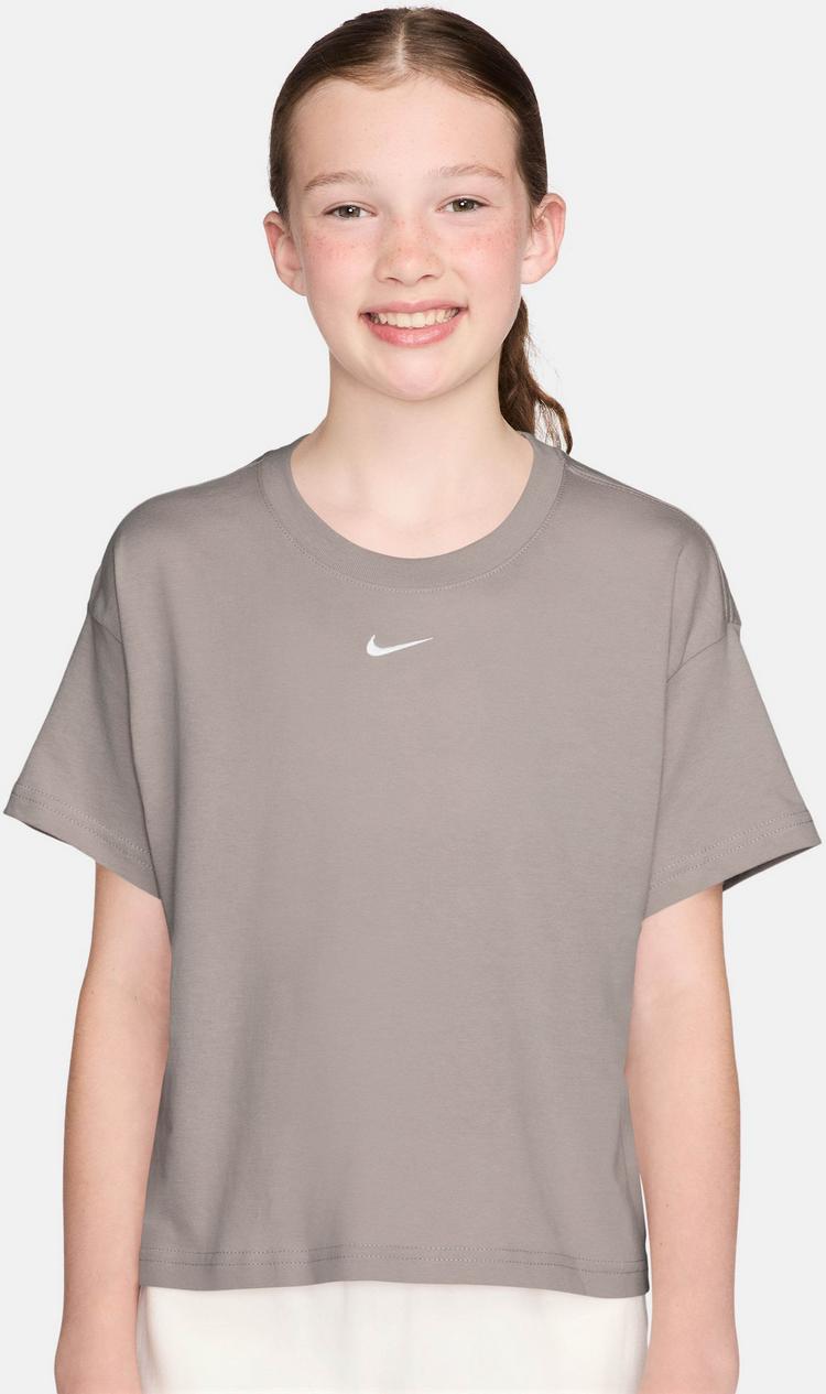 Nike Nike NSW Essentiell T-Shirt M&auml;dchen - moon particle - 0 | SportScheck