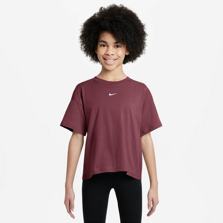 Nike Nike NSW Essentiell T-Shirt M&auml;dchen - pink smoke - 0 | SportScheck
