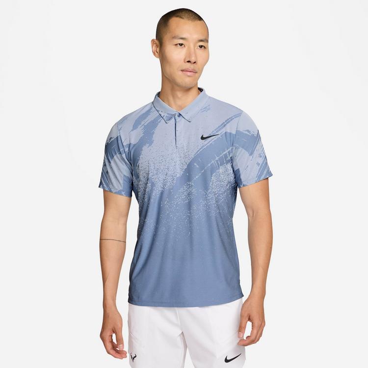Nike Nike Tennis Polo Herren - work blue-hydrogen blue-black - 0 | SportScheck