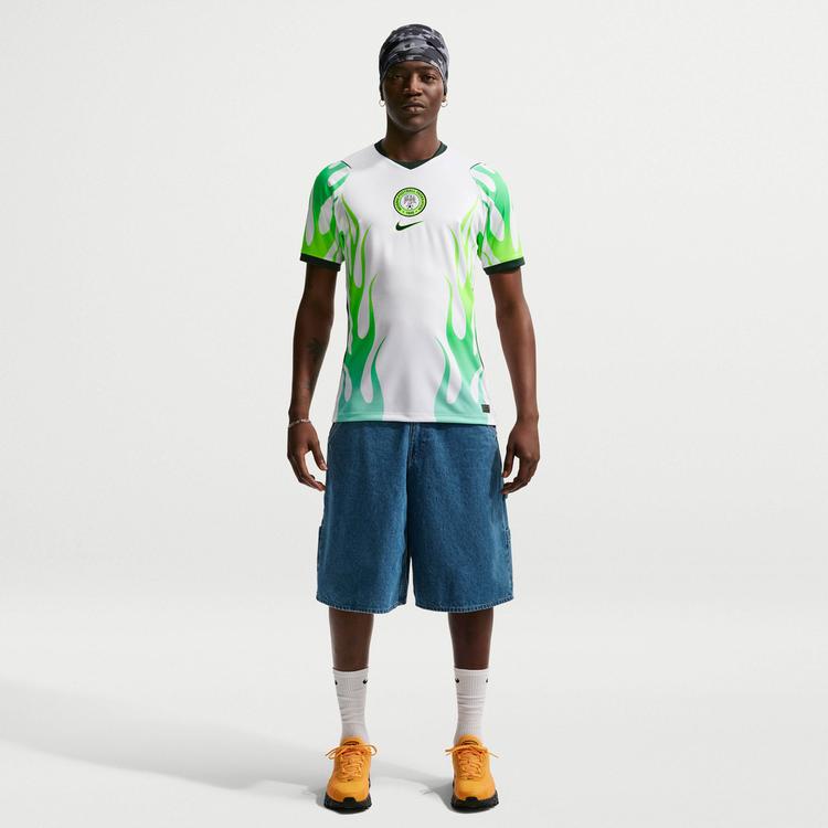 Nike Nike NFF NIGERIA STAD AWAY Teamtrikot Herren - white-green glow-black - 0 | SportScheck