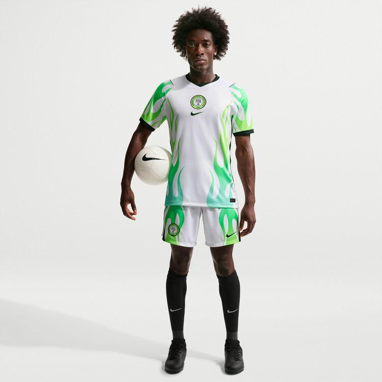 Nike Nike NIGERIA WM 2026 STADIUM AWAY Fu&szlig;ballshorts Herren - white-black - 0 | SportScheck