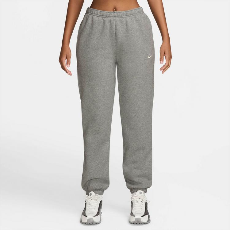 Nike Nike Studio Fleece Sweathose Damen - dk grey heather-sail - 0 | SportScheck