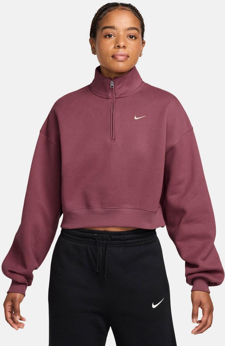 Nike Nike Studio Fleece Sweatshirt Damen - pink smoke-sail - 0 | SportScheck